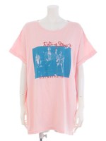 ローリングストーンズコラボビックT/ベビーピンク