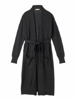 ロングニットカーディガン/ブラック(019)