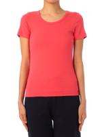 半袖クルーネックカットソー/レッド系(062)