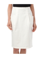 BIGポケットデニムスカート/ホワイト(002)