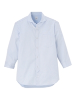 JQコットンカルゼ七分袖シャツ/ホワイト(001)