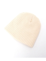 NEWYORKHAT リブニット帽/ライトベージュ(051)