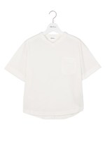 VネックキレイめTシャツ/WHT