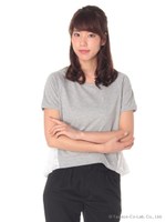 ・バックペプラムプルオーバー/Light Gray Mixture