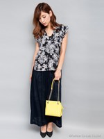 オパールマキシスカート/グレー