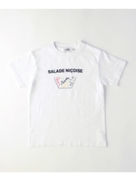 カラフルロゴプリントTシャツ/ホワイト(001)