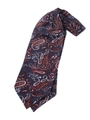 シルクペイズリーアスコットタイ/ネイビー系(593)