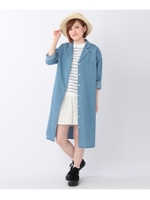 テーラーロングシャツ/カーキ(027)