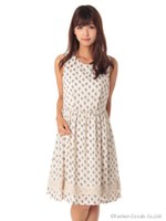 フラワー小紋ＯＰ/ネイビー