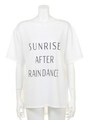 ロングロゴ Tシャツ/オフホワイト
