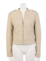 合皮ノーカラーＢＺ/ブラック