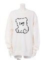 くまさんスウェット/アイボリー