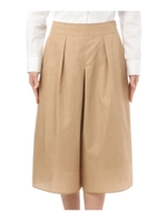 タック入りワイドパンツ/ブラウン系(041)