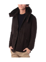 デザインフーデットブルゾン/ブラック(019)