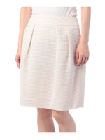 ラッセル織りメッシュスカート/ホワイト(402)