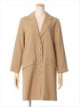【an another angelus】くるみ釦チェスターコート/KHAKI