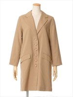 【an another angelus】くるみ釦チェスターコート/KHAKI