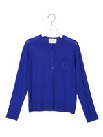 クルーネックビエラカーディガン/WHT