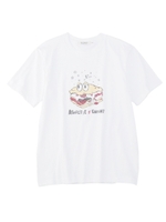 サンドイッチモチーフTシャツ/ホワイト(001)
