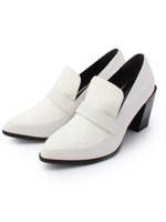 チャンキーヒールローファー/サンドベージュ(553)