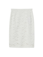 フラワーレースマーメイドスカート/ホワイト(101)