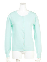 ベーシックニット カーディガン/ミント