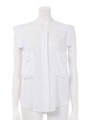 CHIFFON NS BLOUSE/WHITE