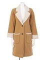 【ROSE BUD】BONDING FLEECE CHESTER COAT/CAMEL