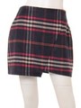 【chille anap】チェックウールミニスカート/PK