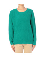 アルパカ混ニットプルオーバー/レッド(062)