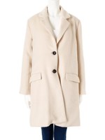 テーラードコート/ホワイト