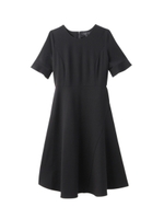 ポンチ切り替えフレアワンピース/ナチュラル(050)