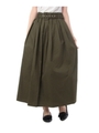ミリタリーマキシスカート/オリーブグリーン(026)