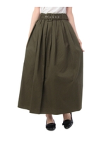 ミリタリーマキシスカート/オリーブグリーン(026)