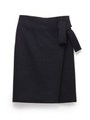 メルトン巻きスカート/NVY