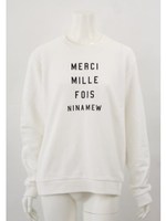 ユニセックスロゴ   トレーナー/WH