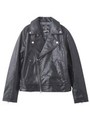 LEATHER RIDERS JACKET/ブラック