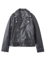 LEATHER RIDERS JACKET/ブラック