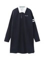 RUGBY SHIRT DRESS/ネイビー