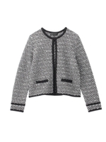 [L]リッツウールカーディガンジャケット/ベージュ(252)