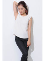 【OU】BackスナップTOP/WHITE