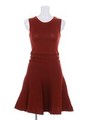 エレガントニットワンピース/ワイン