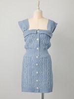 ケーブルジャンパースカート/SAXE