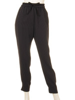 ストライプゆるパンツ/ネイビー