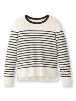 ボーダーニットプルオーバー/グレー(312)