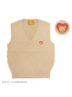 リラックマ ベスト ベージュ L/ベージュ