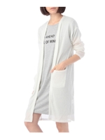 ロゴワンピース+ロングカーディガンSET/オフホワイト(003)