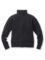 5G畦タートルプルオーバーニット/サックス(090)