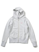 LOGO SWEAT ZIP UP HOODIE/ブラック