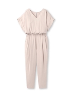 Vネックオールインワンパンツ/ピンク系(070)